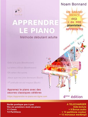 cover image of Apprendre le Piano Méthode Débutant Adulte (couleur)